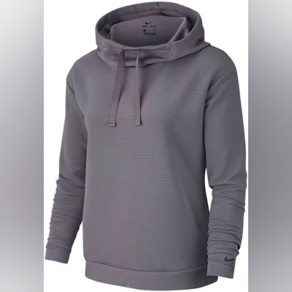 Nike dri-fit funnel neck ribbed pullover hoodie, sz XS